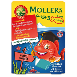 Moller's omega 3 jelly fish 36 gommose