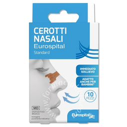 Cerotti nasali standard 5,6x1,8cm 10 pezzi