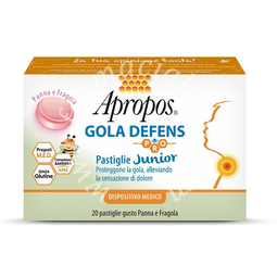 Apropos gola defens pro 20 pastiglie junior panna fragola