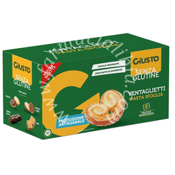 Giusto senza glutine ventaglietti 80 g