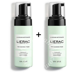 Lierac duo mousse struccante 150 ml 2 confezioni
