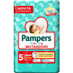 Pampers baby dry pannolino mutandina junior small pack 13 pezzi
