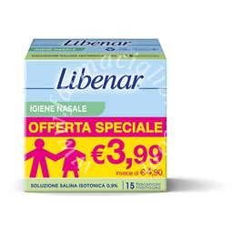 Soluzione isotonica libenar 15 flaconcini da 5 ml taglio prezzo