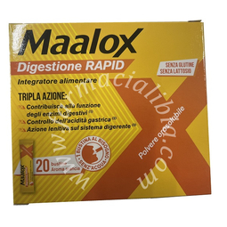 Maalox digestione rapid 20 bustine da 2 g