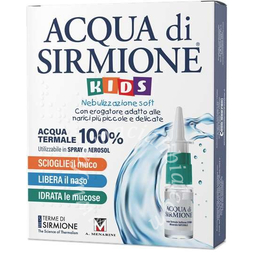 Acqua di sirmione kids nebulizzazione soft acqua termale 100% 6 flaconcini pluridose da 15 ml