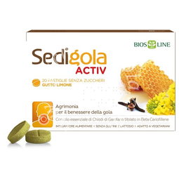 Sedigola apix activ limone 20 pastiglie da 1,5 g