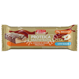 Whysport barretta proteica multistrato nocciola 60 g
