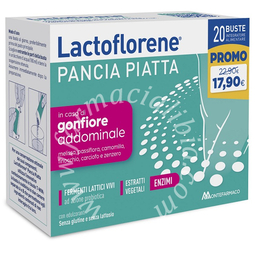 Lactoflorene pancia piatta 20 bustine promo