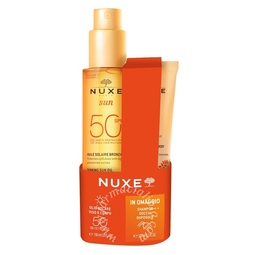 Nuxe sun olio spf50 150 ml + shampoo doccia doposole 100 ml