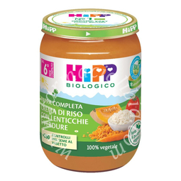 Hipp crema di riso con lenticchie e verdure 190 g