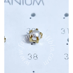 Blomdahl foralobo gt tiffany 4mm pearl