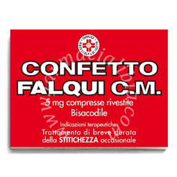 Confetto falqui c.m. 5 mg compresse rivestite  bisacodile 20 compresse