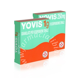 Yovis 1 g granulato per sospensione orale  yovis 250 mg granulato per sospensione orale  miscela di fermenti lattici vivi liofilizzati 10 bustine