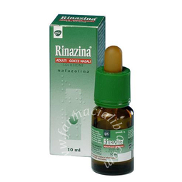 Rinazina 1 mg/ml gocce nasali, soluzione  nafazolina soluzione flacone 10 ml