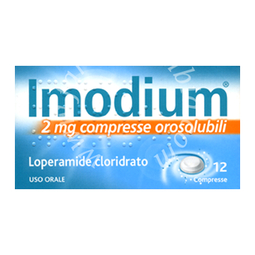 Imodium 2 mg compresse orosolubili  loperamide cloridrato 12 compresse