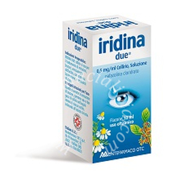 Iridina due 0,5mg/ml collirio, soluzione  nafazolina cloridrato 0,5  soluzione flacone 10 ml