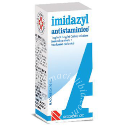 Imidazyl antistaminico 1 mg/ml + 1 mg/ml collirio, soluzione  nafazolina nitrato + tonzilamina cloridrato 1 flacone 10 ml