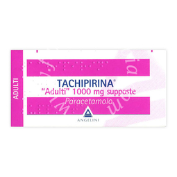 Tachipirina adulti 1000 mg supposte  paracetamolo adulti 1.000  10 supposte