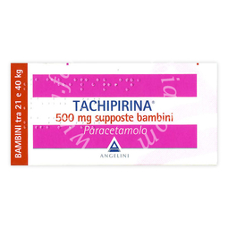 Tachipirina bambini 250 mg supposte  tachipirina bambini 500 mg supposte  paracetamolo 10 supposte