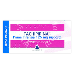 Tachipirina neonati 62,5 mg supposte  tachipirina prima infanzia 125 mg supposte  paracetamolo 10 supposte