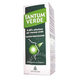 Tantum verde 0,30% spray per mucosa orale, soluzionebenzidamina cloridrato 0,30% soluzione  flacone nebulizzatore 15 ml