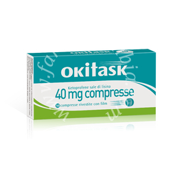 Okitask 40 mg compresse rivestite con film ketoprofene sale di lisina compressa rivestita con film 10 compresse in blister al/al