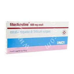 Fitostimoline600 mg ovuli  estratto acquoso di triticum vulgare ovulii 6 ovuli