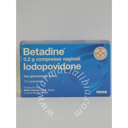 Betadine 0,2 g compresse vaginali  iodopovidone 10 compresse