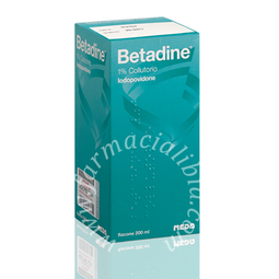 Betadine 1% collutorio flacone 200 ml