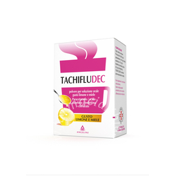 Tachifludec polvere per soluzione orale gusto limone  tachifludec polvere per soluzione orale gusto limone e miele  paracetamolo, acido ascorbico, fenilefrina cloridrato 10 bustine gusto limone e miele