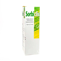 Sorbiclis adulti 36 g + 0,24 g soluzione rettale  sorbiclis bambini 12 g + 0,0096 g soluzione rettale  sorbitolo liquido non cristallizzabile + docusato sodico adulti 36,00  1 flacone da 120 ml