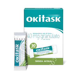 Okitask 40 mg granulato  ketoprofene sale di lisina 30 bustine in pet/al/pe