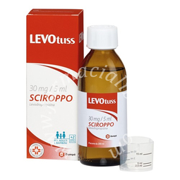 Levotuss 30 mg/5 ml sciroppo levodropropizina 1 flacone 200 ml