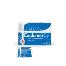 Euclorina 2,5 g polvere solubile  cloramina 10 bustine