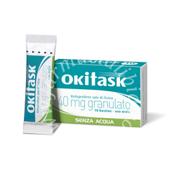 Okitask 40 mg granulato  ketoprofene sale di lisina 10 bustine