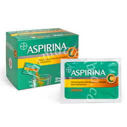 Aspirina 400 mg granulato effervescente con vitamina c  acido acetilsalicilico + acido ascorbico 10 bustine 10 g