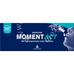 Momentact 400 mg sospensione orale in bustine  ibuprofene 8 bustine pet/al/pe da 10 ml