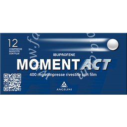 Momentact 400 mg compresse rivestite con film  ibuprofene 12 compresse