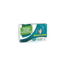 Tantum verde antisettico pastiglie gusto menta  medicinale equivalente 20 pastiglie in blister pvc-pvdc/al