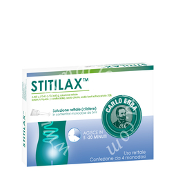 Stitilax 4,465 g/0,45 g/0,0645 g, soluzione rettale  sorbitolo liquido (cristallizzabile), sodio citrato, sodio lauril solfoacetato 70% 5 ml  4 contenitori monodose in ldpe