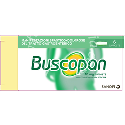 Buscopan 10 mg compresse rivestite  buscopan 10 mg supposte  n-butilbromuro di joscina 6 supposte