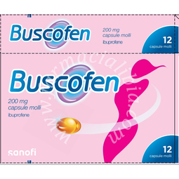Buscofen 200 mg capsule molli  ibuprofene 12 capsule