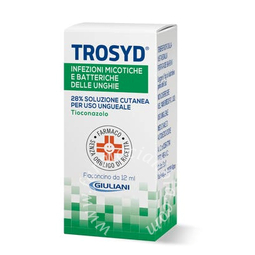 Trosyd 28% soluzione cutanea per uso ungueale  tioconazolo flaconcino 12 ml