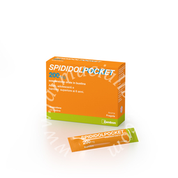 Spididolpocket 200 mg sospensione orale in bustina  ibuprofene 12 bustine in pet/alu/pet/pe