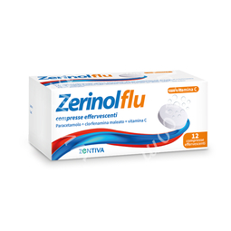 Zerinolflu compresse effervescenti 12 compresse in tubo per compresse pp