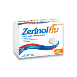 Zerinolflu compresse effervescenti 20 compresse in tubo per compresse pp