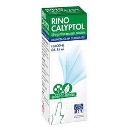 Rino calyptol 0,5 mg/ml spray nasale, soluzione  ossimetazolina cloridrato 0,05%  flacone 15 ml