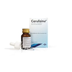 Cerulisina® 4,6 g/100 ml + 87 g/100 ml gocce auricolari soluzione  dimetilbenzene; olio di mandorle dolci 4,6 g /  / 100 ml gocce auricolari soluzione flacone da 20 ml