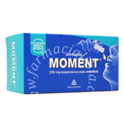Moment 200 mg sospensione orale in bustine  ibuprofene 8 bustine pet/al/pe da 5 ml