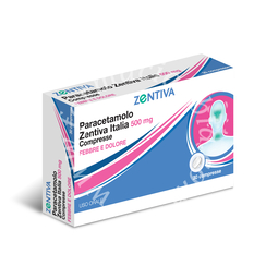 Paracetamolo zentiva s.r.l. 500 mg compresse  paracetamolo zentiva s.r.l. 1000 mg compresse  medicinale equivalente compressa 30 compresse in blister pvc/al